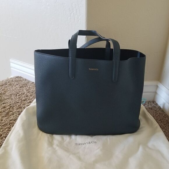 Tiffany & Co. Large Leather Tote - Picture 1 of 10